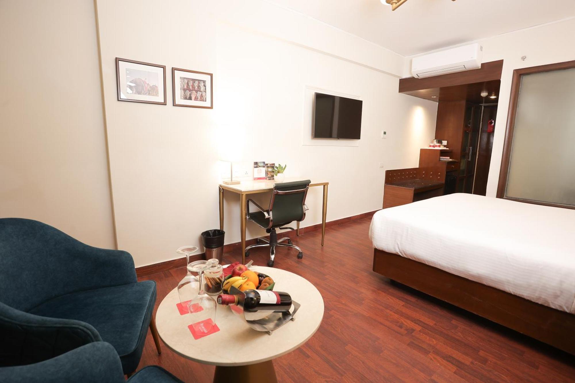 Premium King Room City ViewEnjoy Happy Hours 11 on Alcoholic Beverages | on Food & Beverage services | Guaranteed Early check & Late check-out by 3hrs